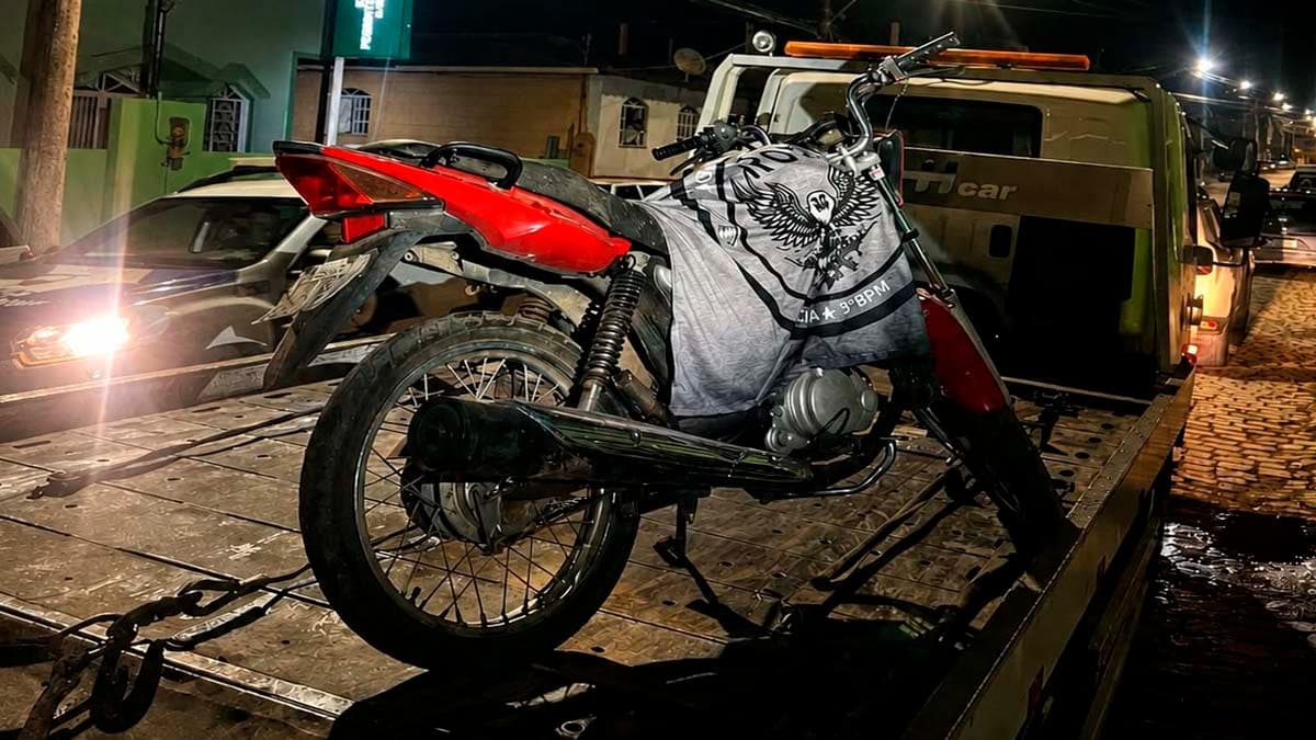 Moto Roubada é Recuperada em Dores do Rio Preto