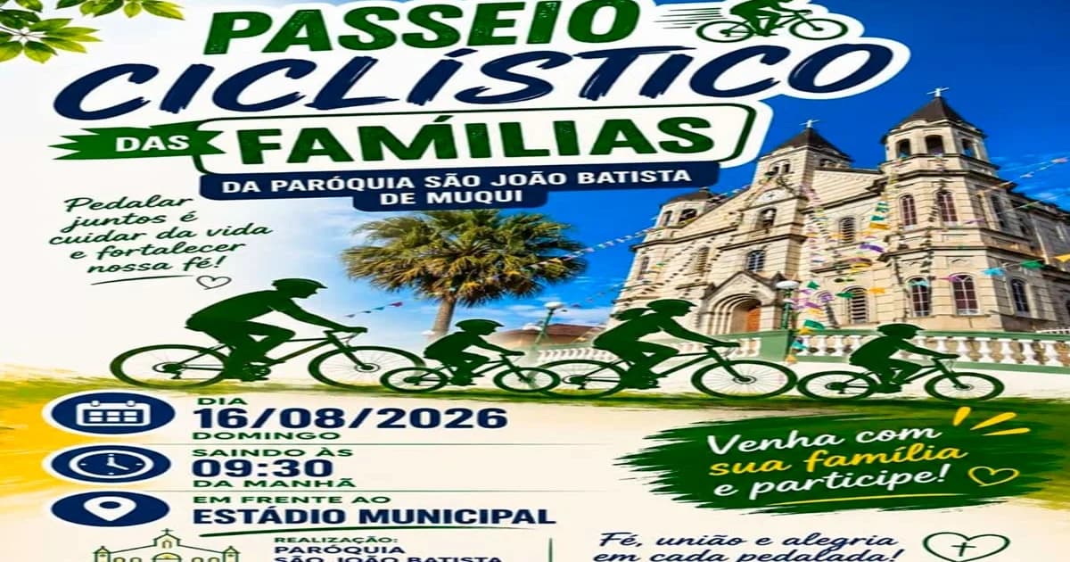 Muqui Celebra Família e Fé em Bicicleta