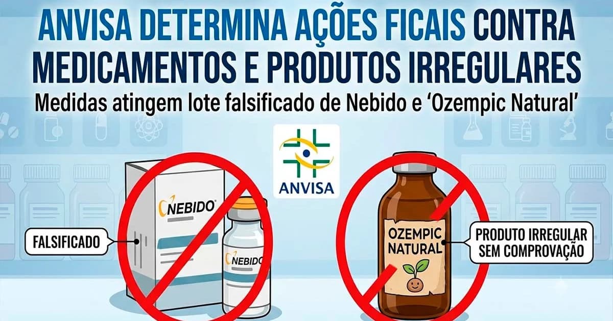 Anvisa Retira Medicamentos e Produtos Irregulares do Mercado