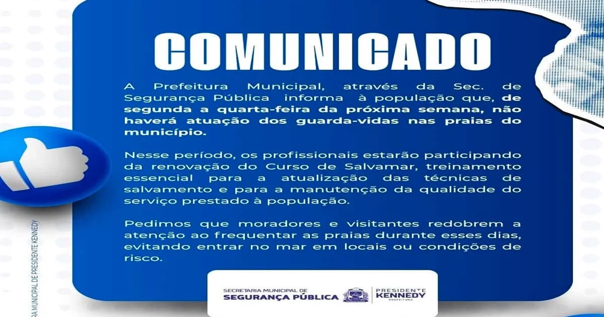 Guarda-Vidas de Presidente Kennedy em Capacitação Intensiva