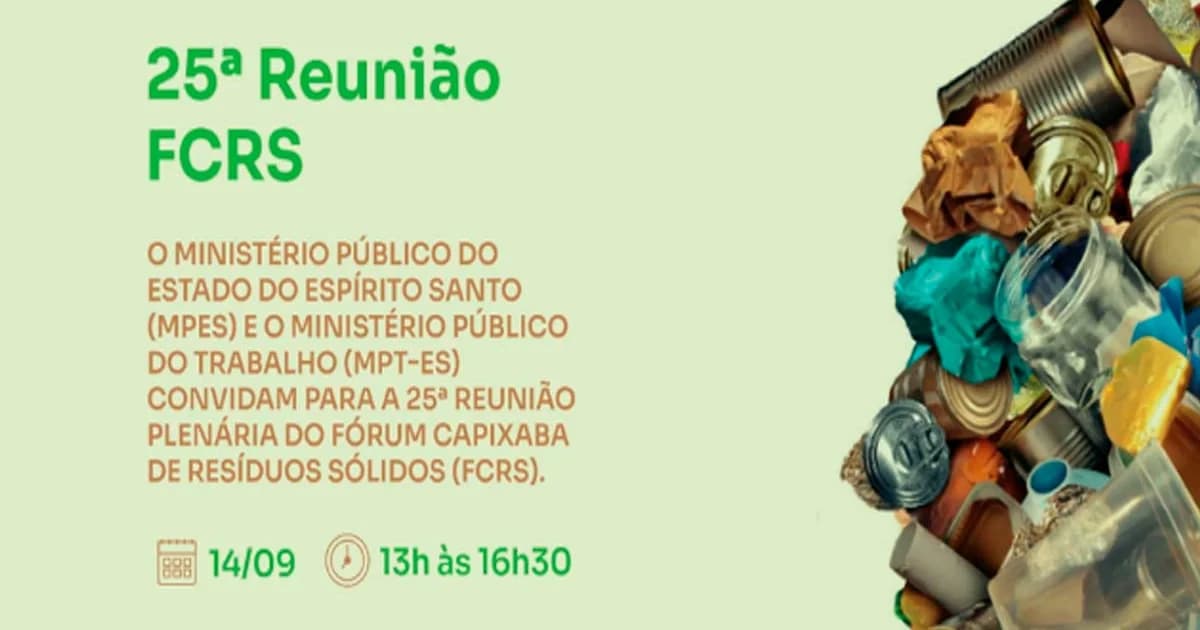 Fórum Capixaba Debaterá Resíduos Sólidos com Diversos Setores
