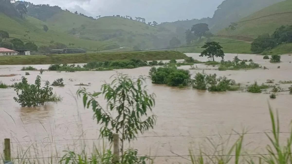 Alerta em Caparaó: Risco de Cheia do Rio Veado Ameaça Guaçuí