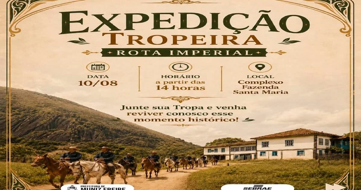 Muniz Freire: Expedição Rota Imperial Impulsiona Turismo e Cultura