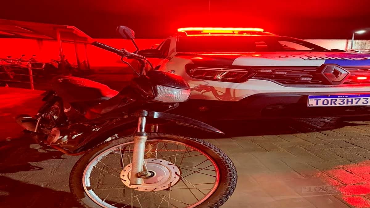 Moto com Restrição de Roubo é Recuperada em Guaçuí