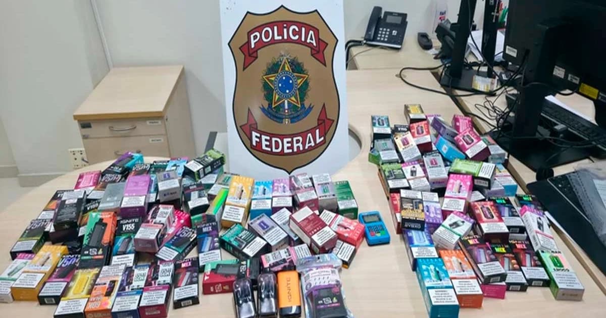 PF desmantela rede de cigarros eletrônicos ilegais no ES
