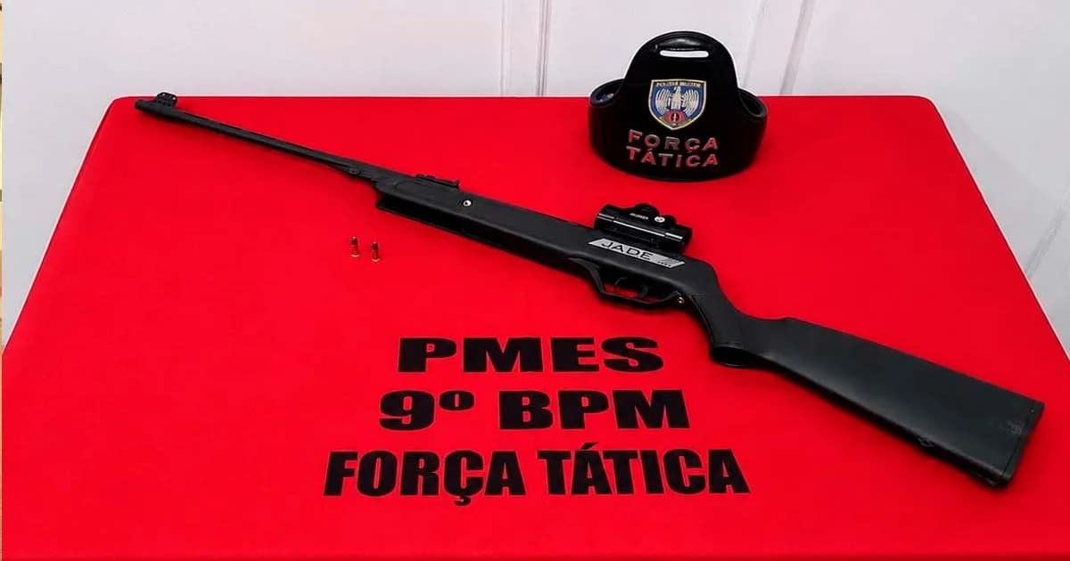 Homem é detido com arma de fogo após disparos em Cachoeiro de Itapemirim
