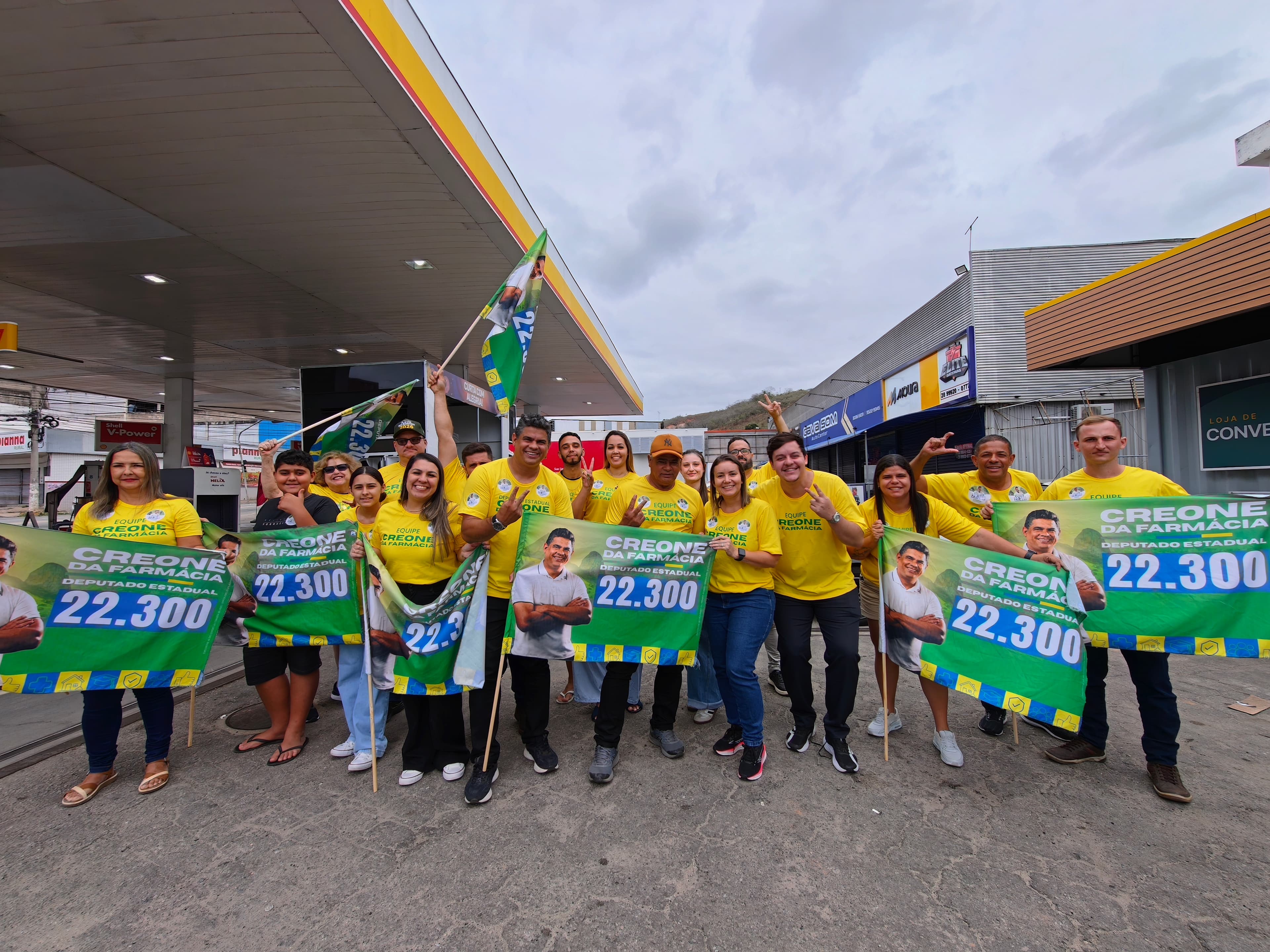 Creone da Farmácia faz barulho em Cachoeiro e fecha primeira semana de campanha com forte presença nas ruas