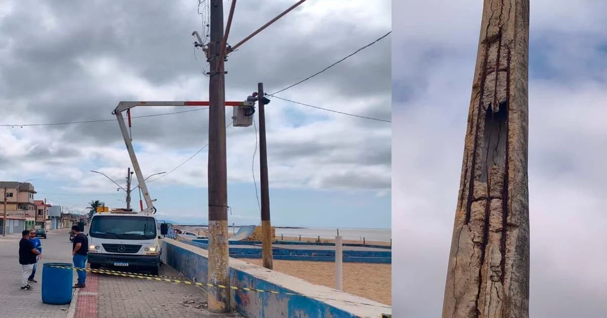 Alerta Urgente: Poste Põe em Risco Trânsito em Marataízes