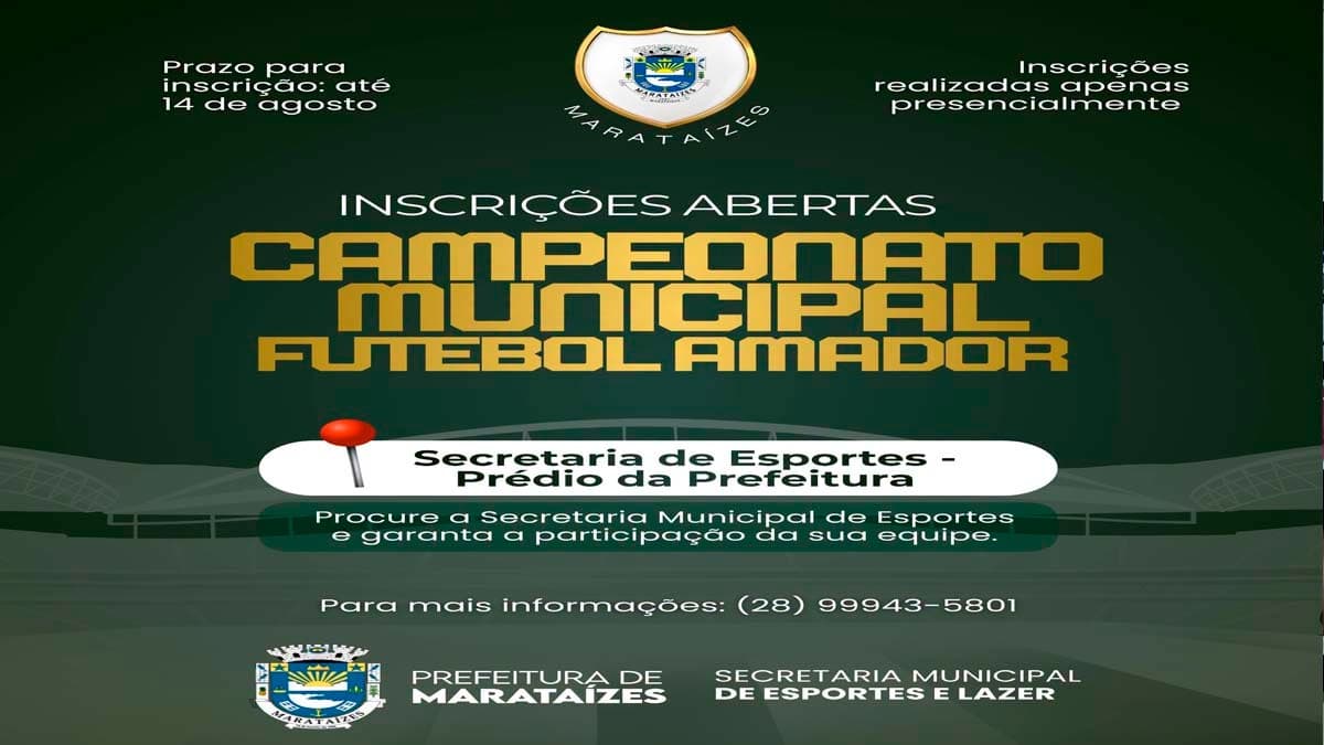 Marataízes Abre Inscrições para Campeonato de Futebol Amador