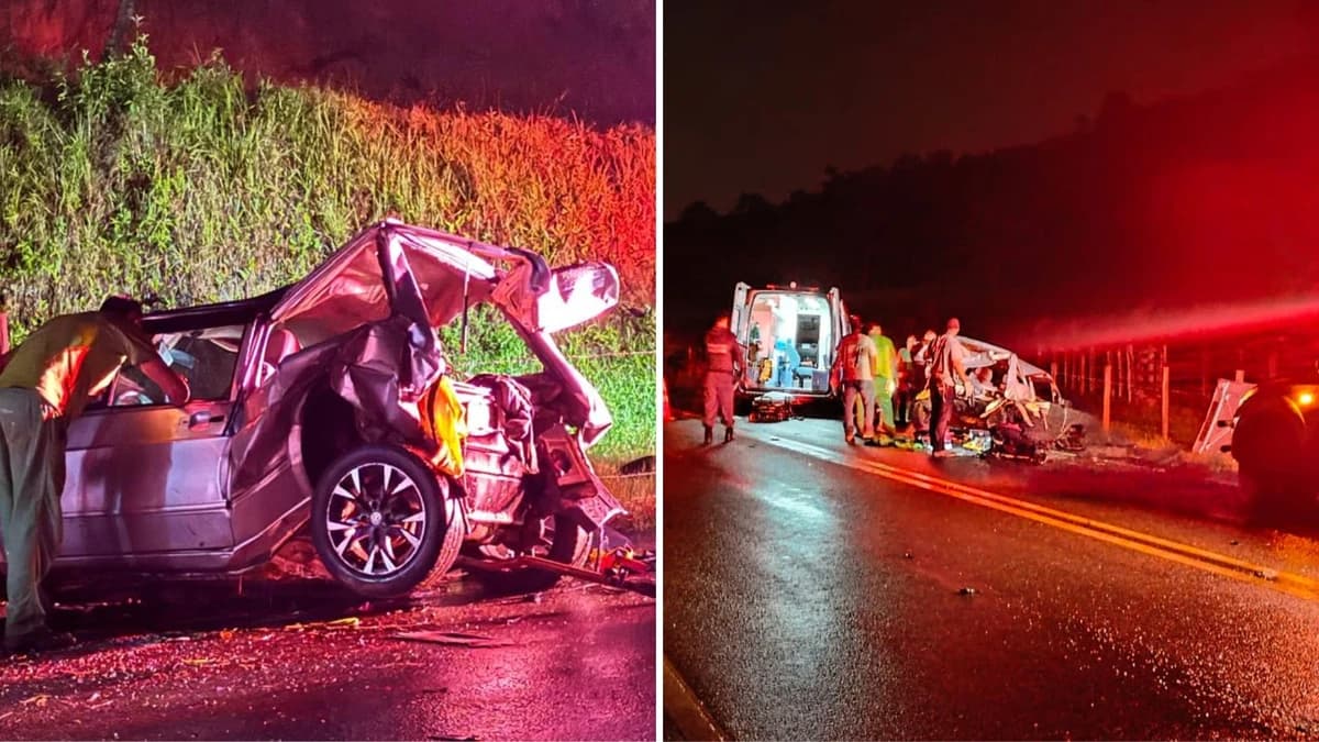 Tragédia na ES 164: Colisão mata um e deixa dois feridos