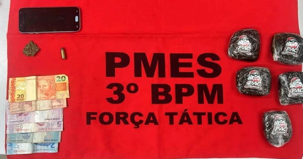 Polícia apreende 500g de haxixe em Guaçuí durante caçada a homicida