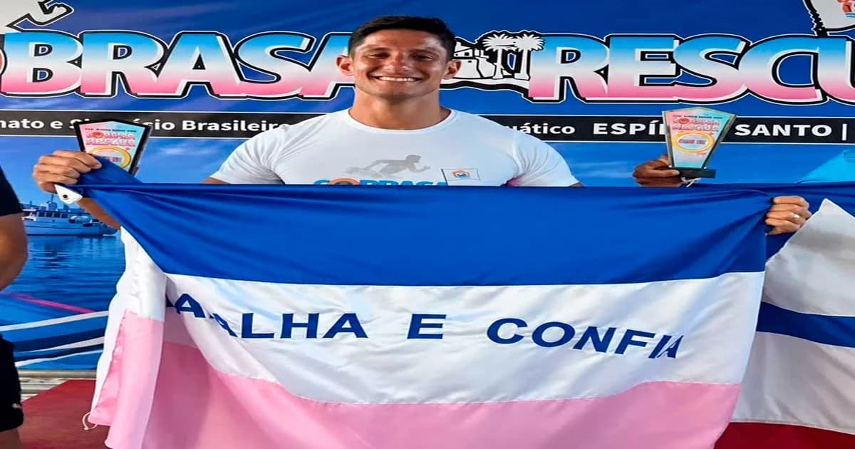 Policial Militar do ES Brilha em Campeonato de Salvamento Aquático