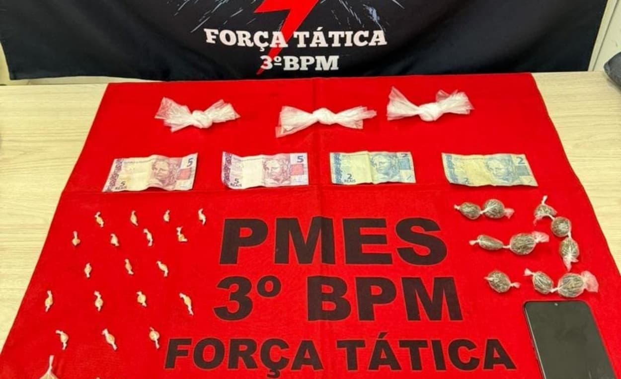 Adolescente Detido com Drogas e Munições em Alegre