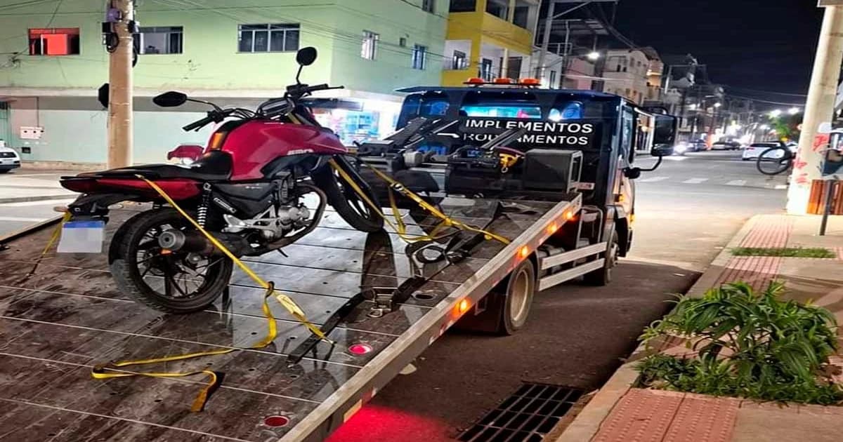 Moto Roubada é Localizada em Ibatiba com Placas Adulteradas