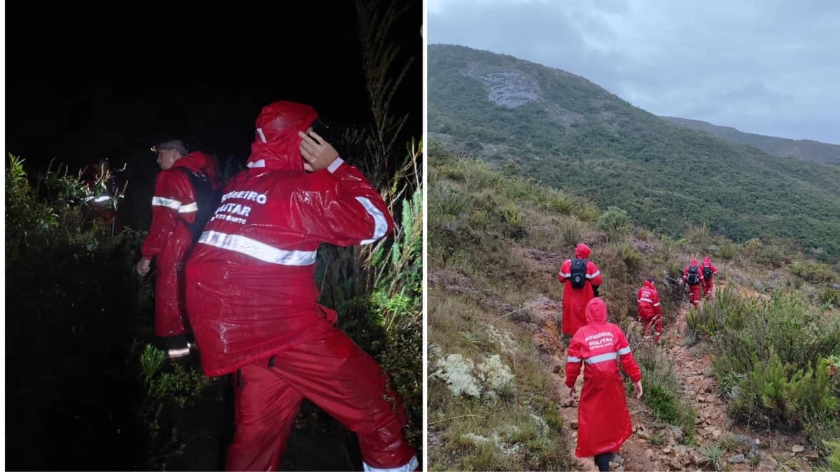 Bombeiros intensificam buscas por irmãos desaparecidos no Pico da Bandeira, no Caparaó
