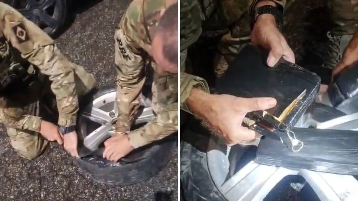Motorista é Preso com 3kg de Drogas Escondidas em Pneu na BR 101