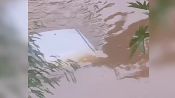 Veículo Despenca em Rio; Motorista Resgatado com Vida