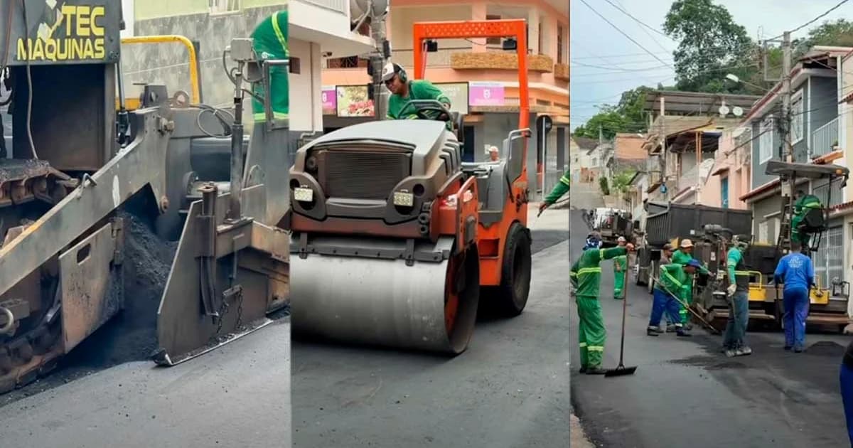 Morro Antônio Martins Ganha Pavimentação