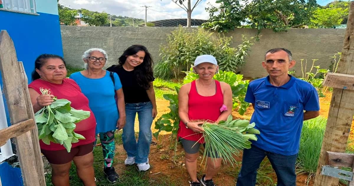 Saúde e Nutrição: UBS de Cariacica Transformam Espaços em Hortas Comunitárias
