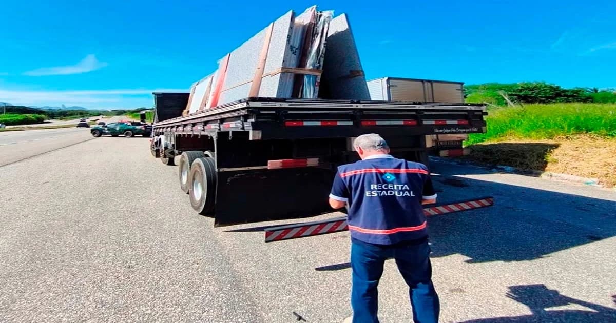 Receita Estadual Flagrante: Irregularidades em Cargas no Sul do ES