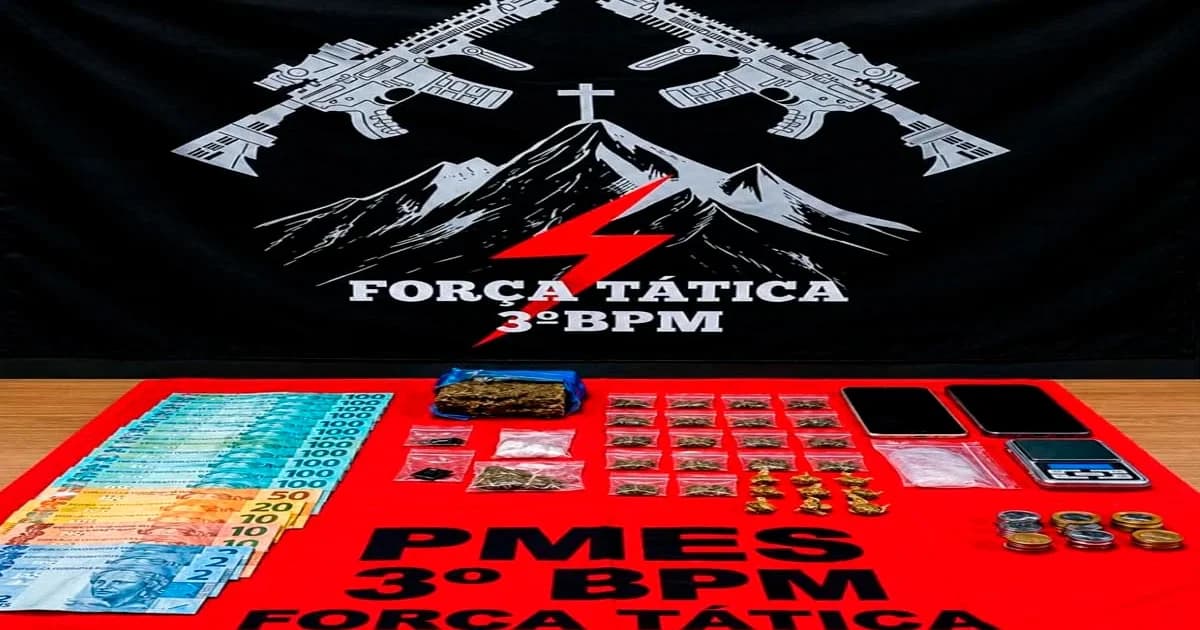 Operação Policial em Alegre Desarticula Ponto de Venda de Drogas
