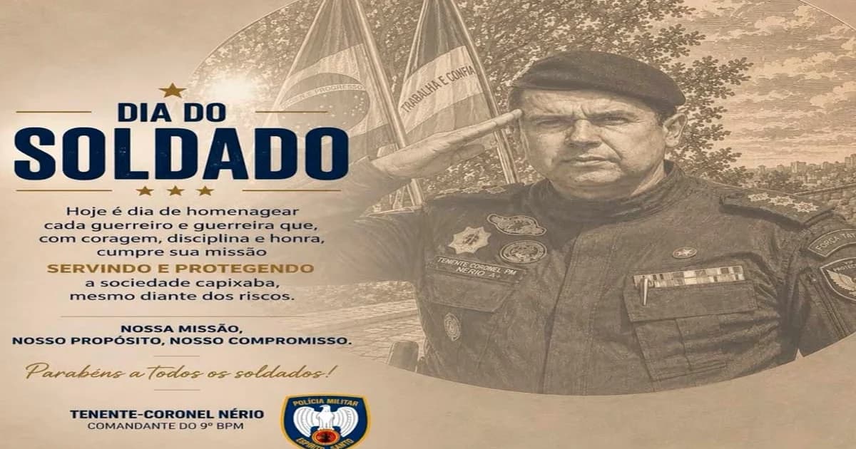 Dia do Soldado: Gratidão à PMES no Sul do Espírito Santo