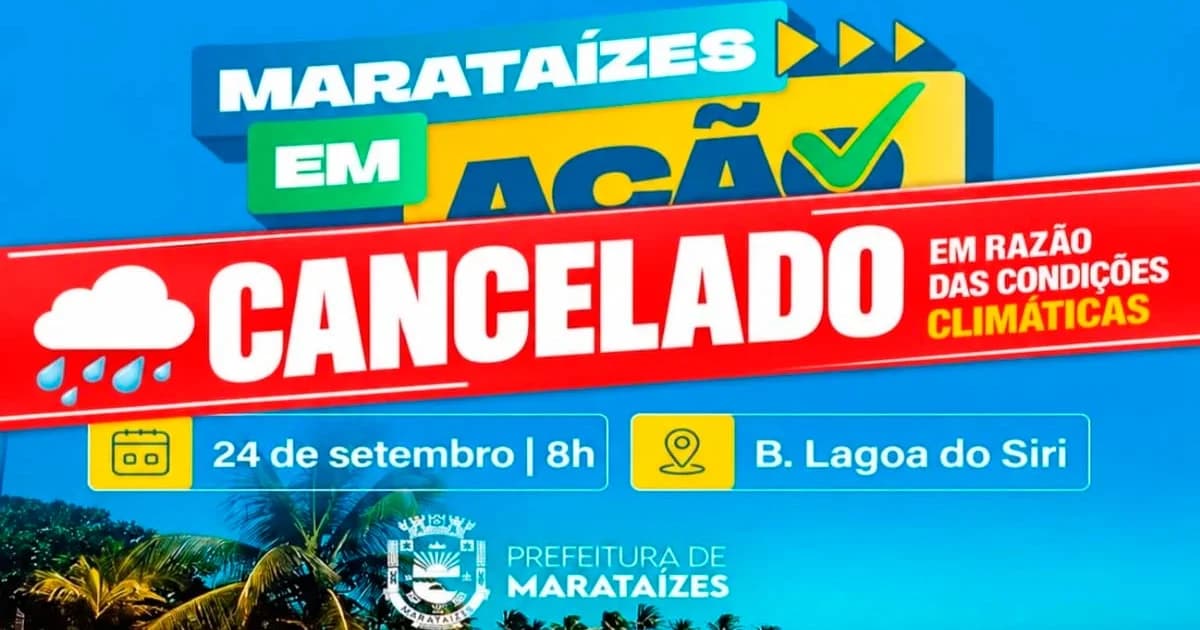 Mutirão em Marataízes é Adiado Devido ao Clima