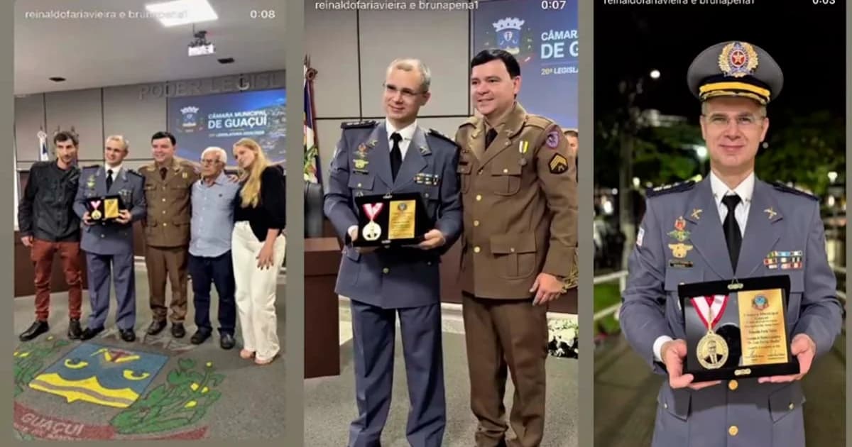 Tenente-Coronel de Guaçuí Recebe Alta Honraria Municipal