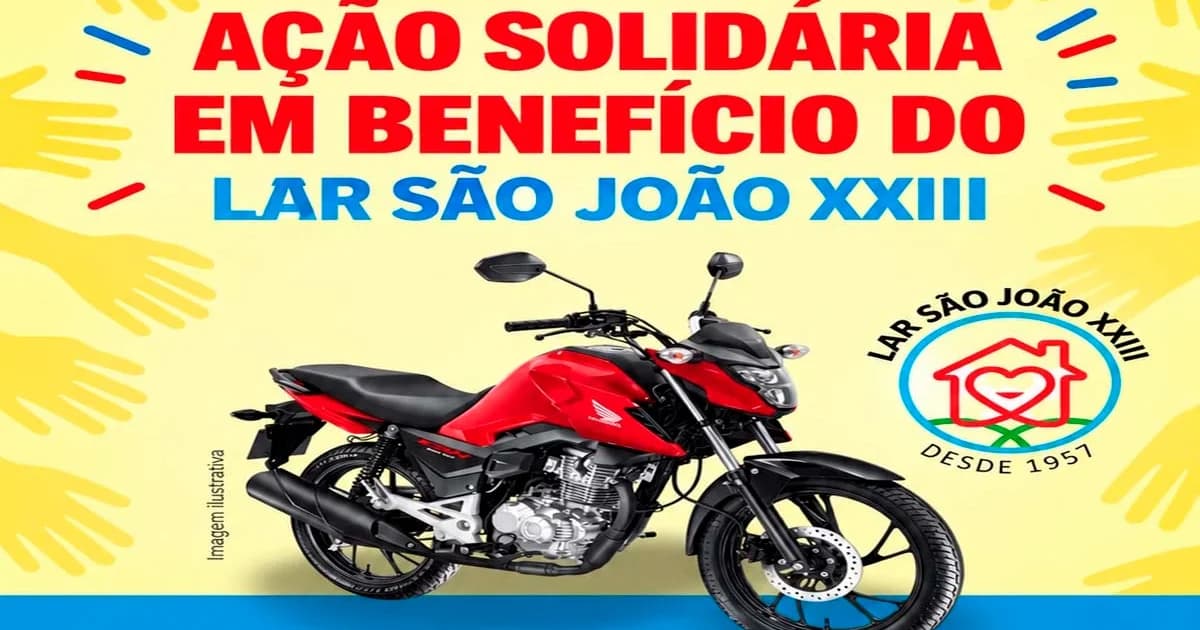 Lar São João XXIII Lança Campanha com Moto Zero para Apoio a Idosos