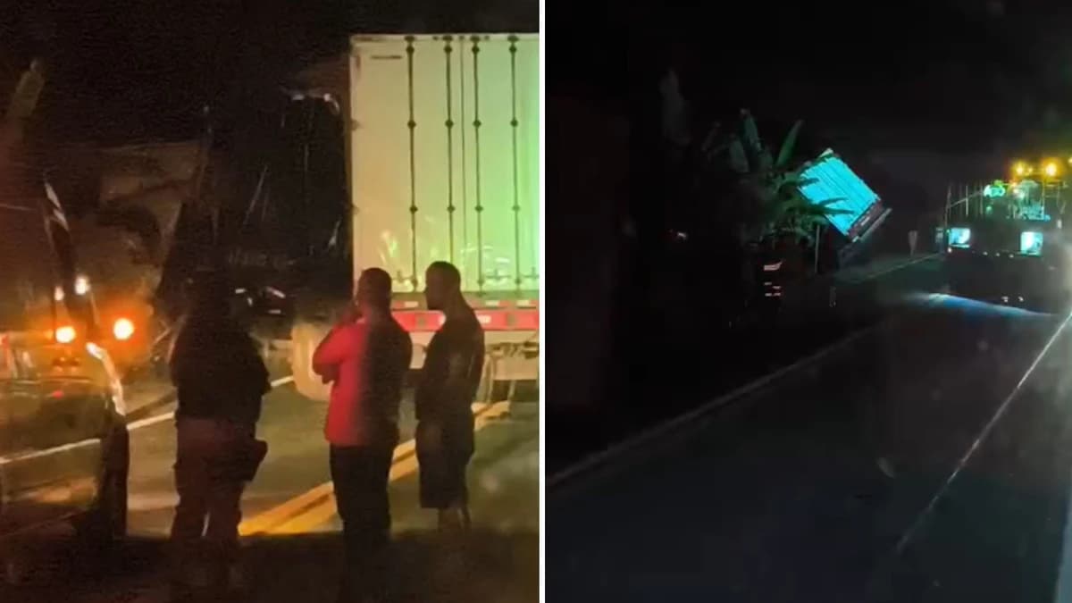 Idoso de 84 anos morre atropelado por carreta de uísque na BR 101